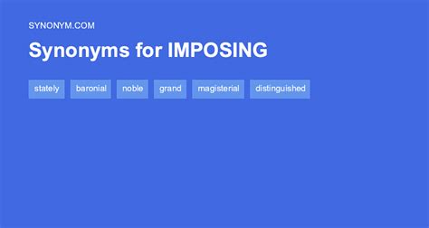 imposing synonym|another word for imposition.